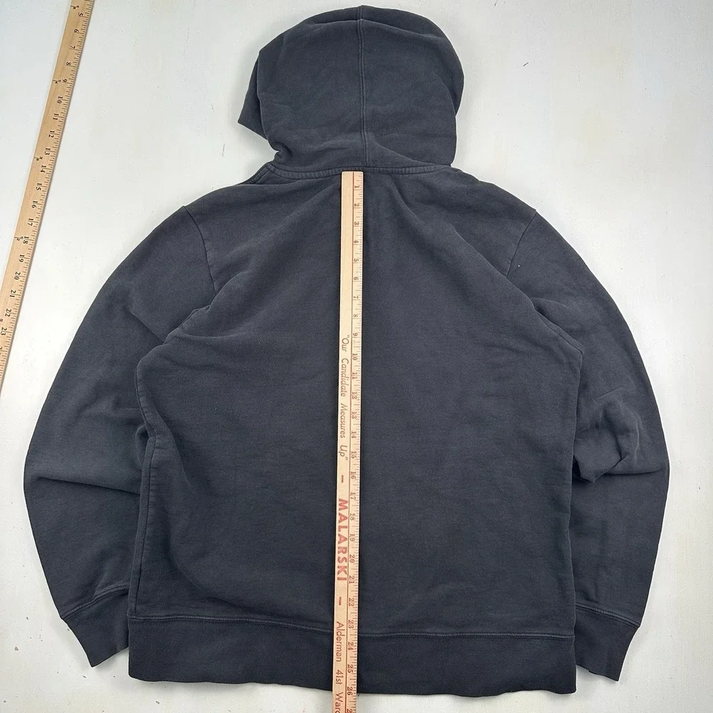 Vintage Y2K The North Face Half Dome Logo Hoodie Black Gray Men's Large Full Zip